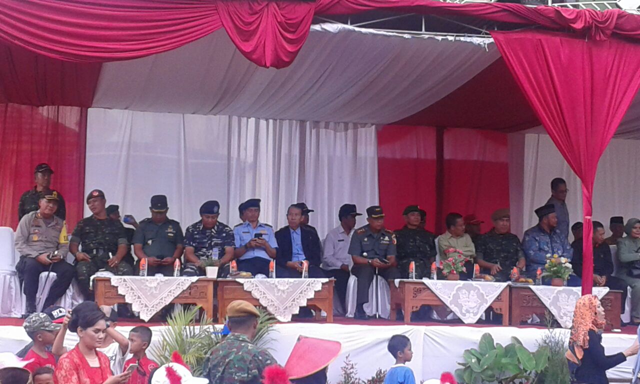 Kapolres Batu hadiri Karnaval Alutsista dalam rangka HUT TNI ke 71