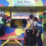 Personil Anggota Polsek Batu Polres Batu Menciptakan Pos Stand Ojek Pramuwisata Songgoriti Dalam Jaga Keamanan Wilayah
