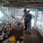 Agar Wilayah Tetap Kondusif, Bhabin Polsek Batu Polres Batu Patroli Sambang Peternak Ayam Wilayah