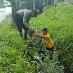 Kanit Sabhara Polsek Junrejo Polres Batu, Adakan Patroli dan Antisipasi Pohon Tumbang Dan Banjir Di Wilayah Binaanya