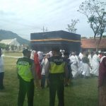 Upaya Preventif dan Selalu ada di Masyarakat, Kanit Sabhara Polsek Ngantang Polres Batu Pengamanan Latihan Manasik Haji