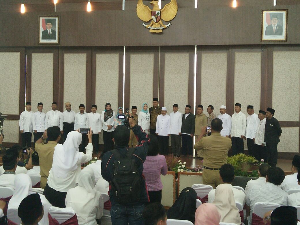 Kapolsek menghadiri kegiatan Pengukuhan Pengurus MUI kecamatan se Kota Batu dan Forum Umat Islam Batu Bersatu ( FUIBB ) Kota Batu