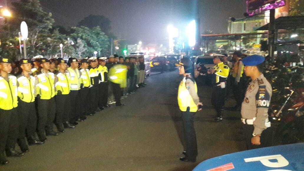 Awal Ramadhan Polres Batu Gelar Operasi Gabungan Bersama TNI dan Satpol PP