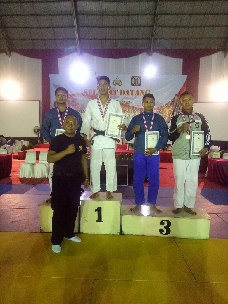 Anggota Satsabhara Polres Batu Juara Judo Kapolri Cup 2017
