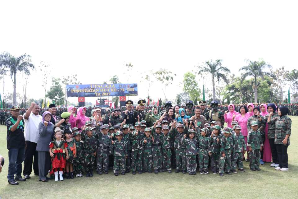 Bentuk Sinergitas, Polres Batu Upacara Bersama TNI