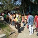 Polsek Kasembon Polres Batu Melaksanakan Pembinaan Pelajar Dalam MAteri Baris Berbaris