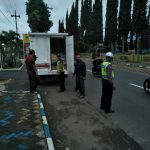 Anggota Polsek Pujon Polres Batu Giatkan Razia Kendaraan Dalam Rangka Ops Mantab Praja Semeru 2018