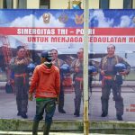 Polsek Pujon Polres Batu Pemasangan Banner Sinergitas TNI – POLRI Untuk Menjaga Kedaulatan NKRI