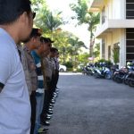 Anggota Polres Batu Melaksanakan Giat Apel Siaga OMP Di Hari Minggu