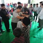 Kapolsek Pujon Polres Batu Menghadiri Santunan Anak Yatim Dalam Rangka Pekan Islami Ke XII Thn 2018