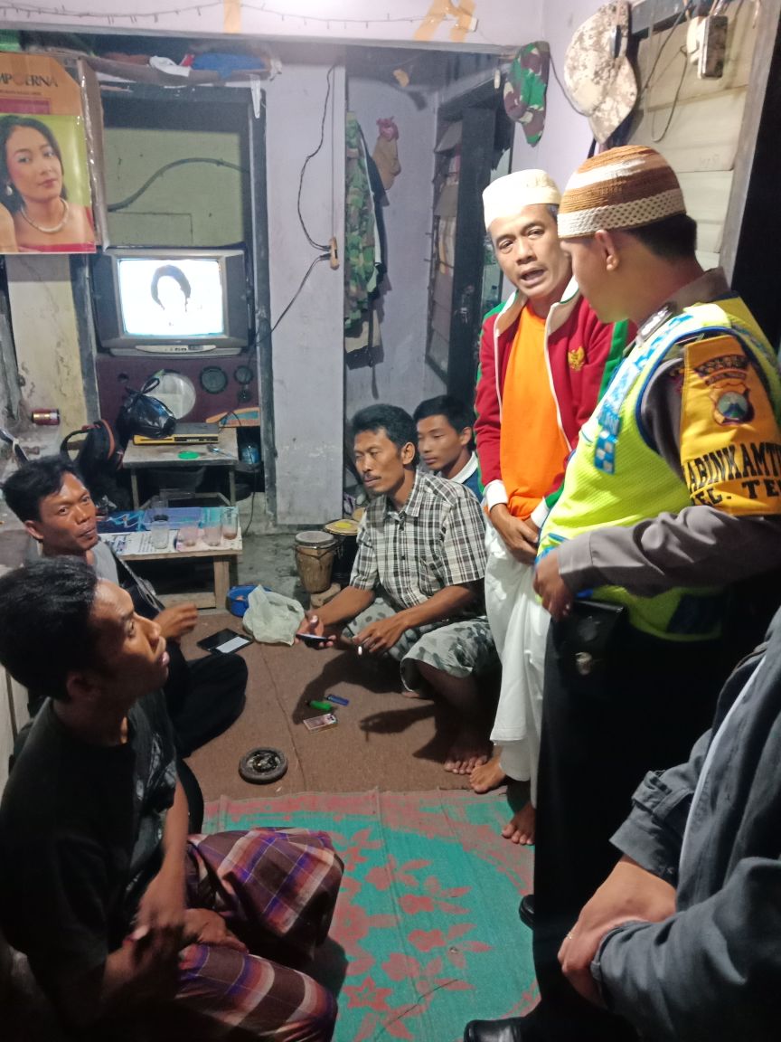 Sinergi Tiga Pilar Patroli Jalan Kaki Dan Sidak Bersama Tempat Kost Guna Antisipasi Kerawanan Mudik Lebaran