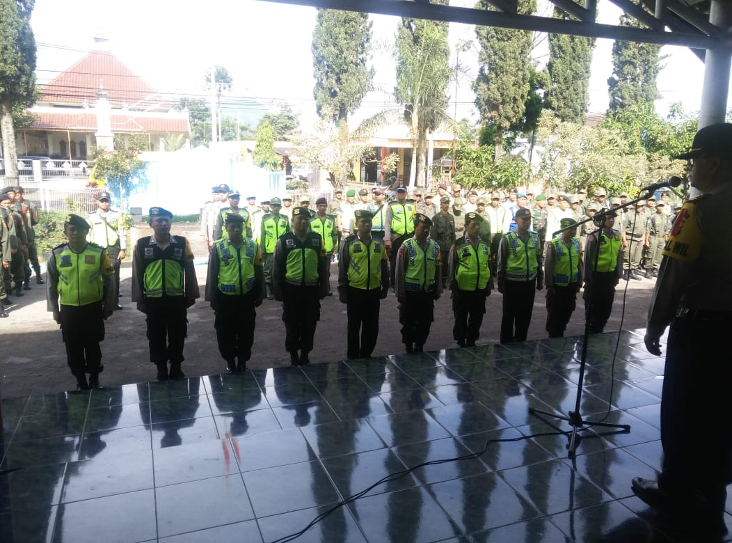 Apel Serpas Dipimpin Kapolsek Pujon Polres Batu Dilanjutkan Pengawalan Kotak Suara Ke Desa