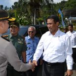 Kapolres Batu Dampingi Kunjungan Kerja Menteri Pertanian Republik Indonesia
