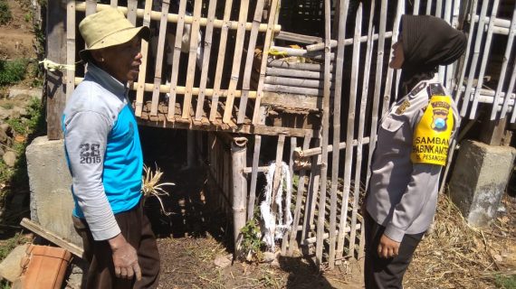 Bhabinkamtibmas Tatap Muka, Sambang Desa Penyerahan Sarana Kontak Bhabinkamtibmas Desa Pesanggrahan Polsek Batu Kota Polres Batu