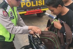 KAPOLSEK NGANTANG POLRES BATU PIMPIN GIAT IMBANGAN OPS SIKAT SEMERU 2018