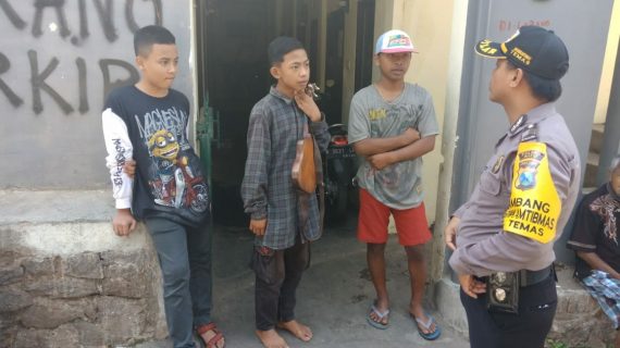 Kegiatan Sambang Binluh Kamtibmas Bhabin Kelurahan Temas Polsek Batu Kota Polres Batu