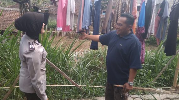 Anggota Bhabinkamtibmas Giat Silaturahmi, Silaturahmi Kepada Tokoh Masyarakat Bhabinkamtibmas Desa Pesanggrahaan Polsek Batu Kota Polres Batu