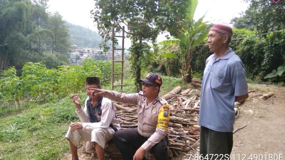 Kegiatan Sambang Desa Serap Aspirasi Masyarakat Bhabin Kelurahan Songgokerto Polsek Batu Kota