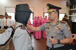 Kapolres Batu Pimpin Sertijab Wakapolres dan Kabag Ops