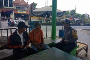 Polsek Batu Kota Polres Batu Sampaikan Pesan Kamtibmas Aman Kondusif