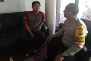 Selalu Terapkan Jalin Mitra Kerja, Polsek Batu Kota Polres Batu Sampaikan Kamtibmas