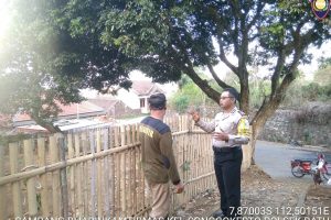 Lakukan Pendekatan di Masyarakat Jalin Mitra Kerja, Polsek Batu Kota Polres Batu Sapa Warga