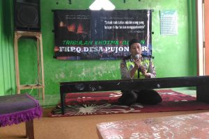 Bhabinkamtibmas Polsek Pujon Polres Batu Menghadiri Undangan Triwulan Khotimul Qur’an