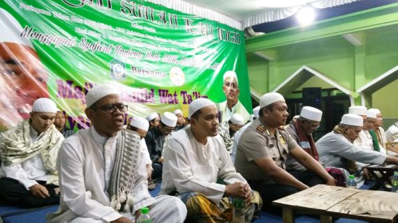 Kapolsek Beserta Anggota Menghadiri Pengajian Riyadhul Jannah,Polsek Bumiaji Polres Batu