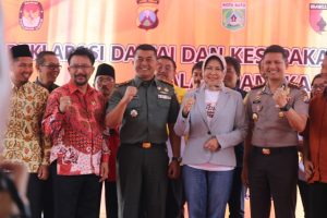 Polres Batu Menggelar Deklarasi Damai Dalam Rangka Pileg dan Pilpres 2019