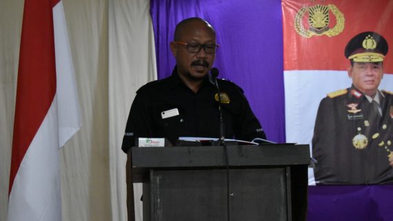 Paparan Kasatgas Preemtif Polres Batu Dalam Latihan Pra Operasi Mantap Brata 2018