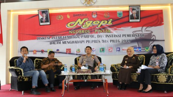 Polres Batu Gelar Ngopi Bareng Jelang Masa Kampanye Pilpres dan Pileg 2019