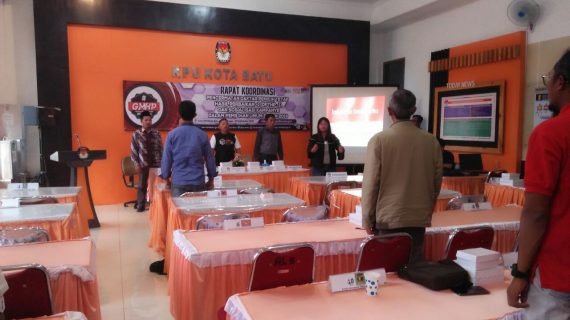 Kantor KPU Kota Batu Rapat Koordinasi Pencermatan Daftar Pemilih
