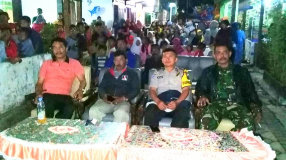 Anggota Bhabinkamtimas Desa Pendem hadiri giat warga