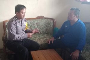 Tiada hari tanpa teman selalu dilakukan oleh Bhabinkamtibmas Kelurahan Temas Polsek Batu Kota
