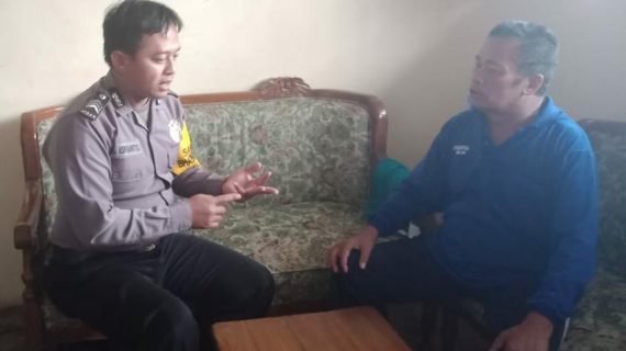 Tiada hari tanpa teman selalu dilakukan oleh Bhabinkamtibmas Kelurahan Temas Polsek Batu Kota