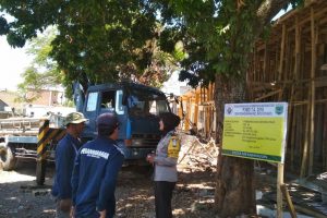 Monitoring Dana Desa Bhabinkamtibmas Pesanggrahan Polsek Batu Kota Sambang Ke Proyek Gedung Paud