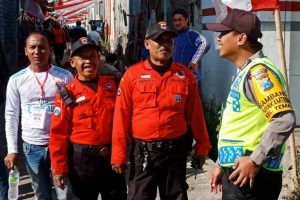 Bhabinkamtibmas Kel Temas Polsek Batu Kota Polres Batu Sampaikan Pesan Kamtibmas