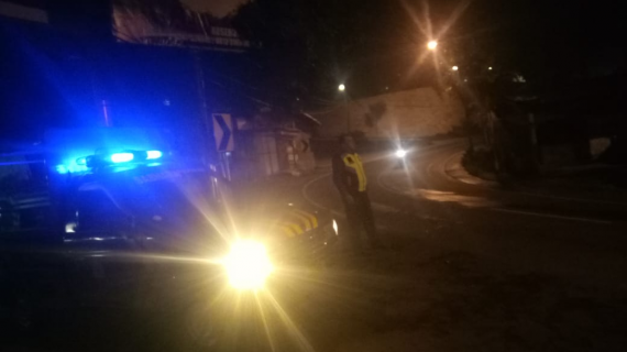 Tingkatkan Keamanan Pada Malam Hari, Polsek Junrejo Polres Batu Tingkatkan Patroli Malam