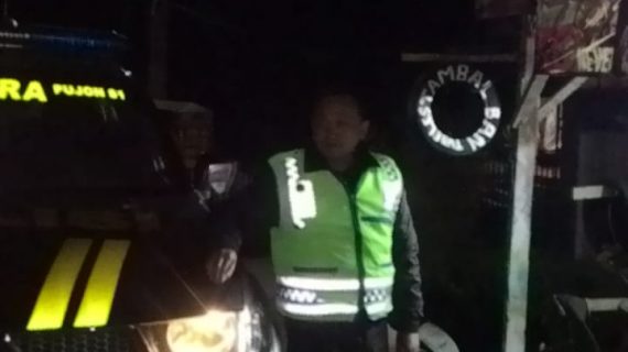 Polsek Junrejo Polres Batu Tingkatkan Patroli Malam Ciptakan Situasi Kondusif