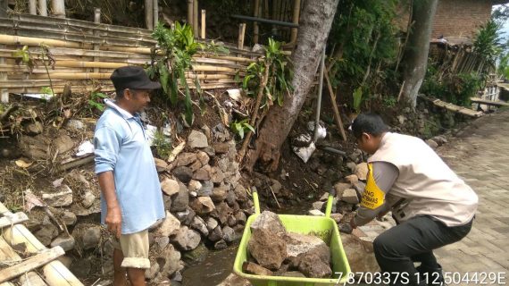 Giat Sambang Pagi Bhabinkamtibmas Kelurahan Songgokerto Polsek Batu Polres Batu