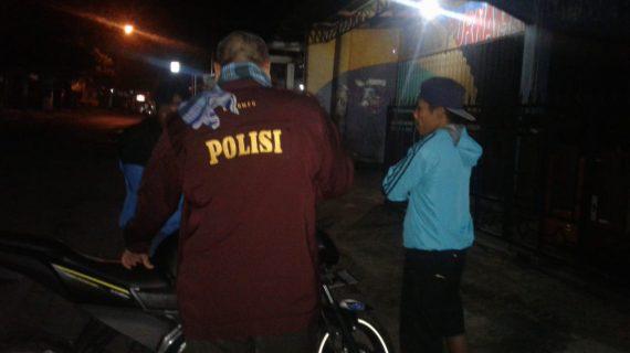 Anggota Polsek Junrejo Polres Batu Laksanakan Patroli Malam Guna Jaga Kamtibmas
