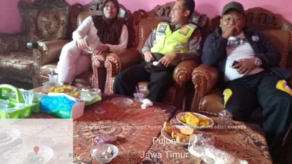 Kegiatan Sambang, Anjangsana Kemitraan Bhabinkamtibmas Desa Ngabab Polsek Pujon Polres Batu