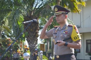 Kapolres Batu Pimpin Upacara Hari Ulang Tahun Satpam ke – 38