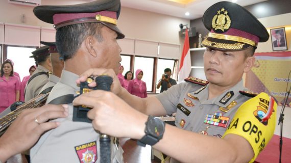 Serah Terima Jabatan Polsek Kasembon dan Polsek Ngantang Polres Batu