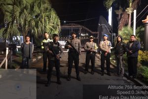 Dalam Rangka Pengamanan Mako, Polres Batu Patroli Mako