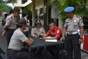 Guna Meningkatkan Kedisiplinan Anggota, Polres Batu Melaksanakan Perekaman Data Finger Print