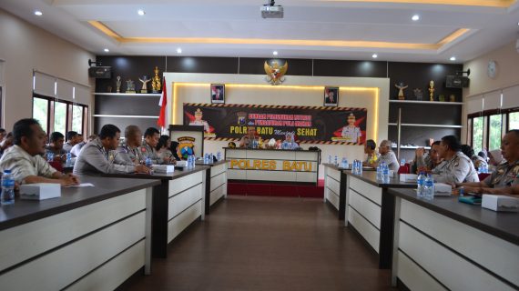 Peduli Akan Kesehatan Anggota, Polres Menggelar Seminar Kesehatan