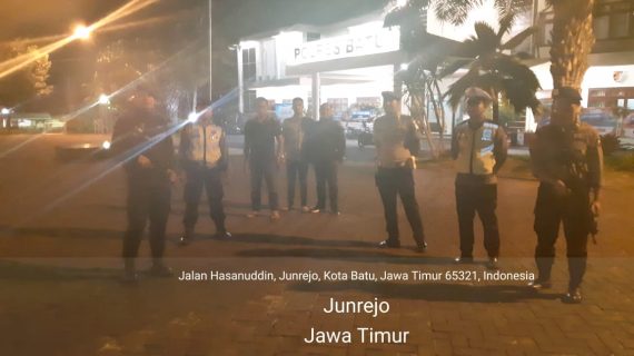 Giat Tingkatkan Pengamanan Mako,  Polres Batu Patroli Mako