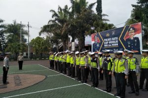 Tingkatkan Kedisiplinan Satlantas Polres Batu Apel Rutin Pagi Hari di Mapolres