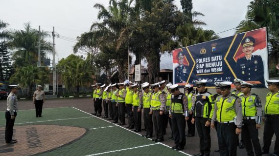 Tingkatkan Kedisiplinan Satlantas Polres Batu Apel Rutin Pagi Hari di Mapolres
